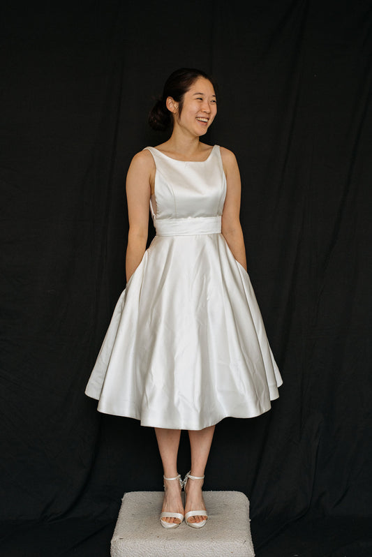 Dress: 2605  Mikaella shortened Waist: 26