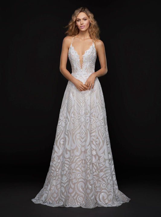 Dress: 2813 Blush by Hayley Paige “Delta” Waist: 28