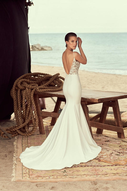 Dress: 3402 Mikaella by Paloma Blanca "2190" Waist: 34