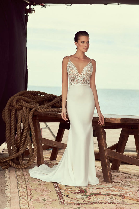 Dress: 3402 Mikaella by Paloma Blanca "2190" Waist: 34