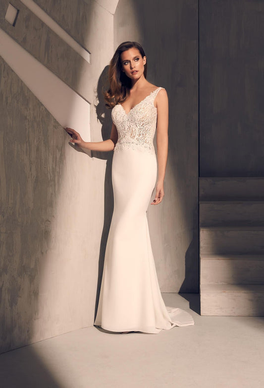 Dress: 3415 Mikaella by Paloma Blanca "2211" Waist: 34