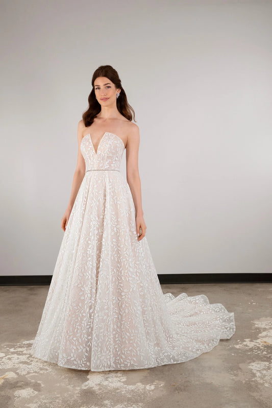 Dress: 2717  Essense of Australia “D3899” with Custom Sleeves Waist: 27