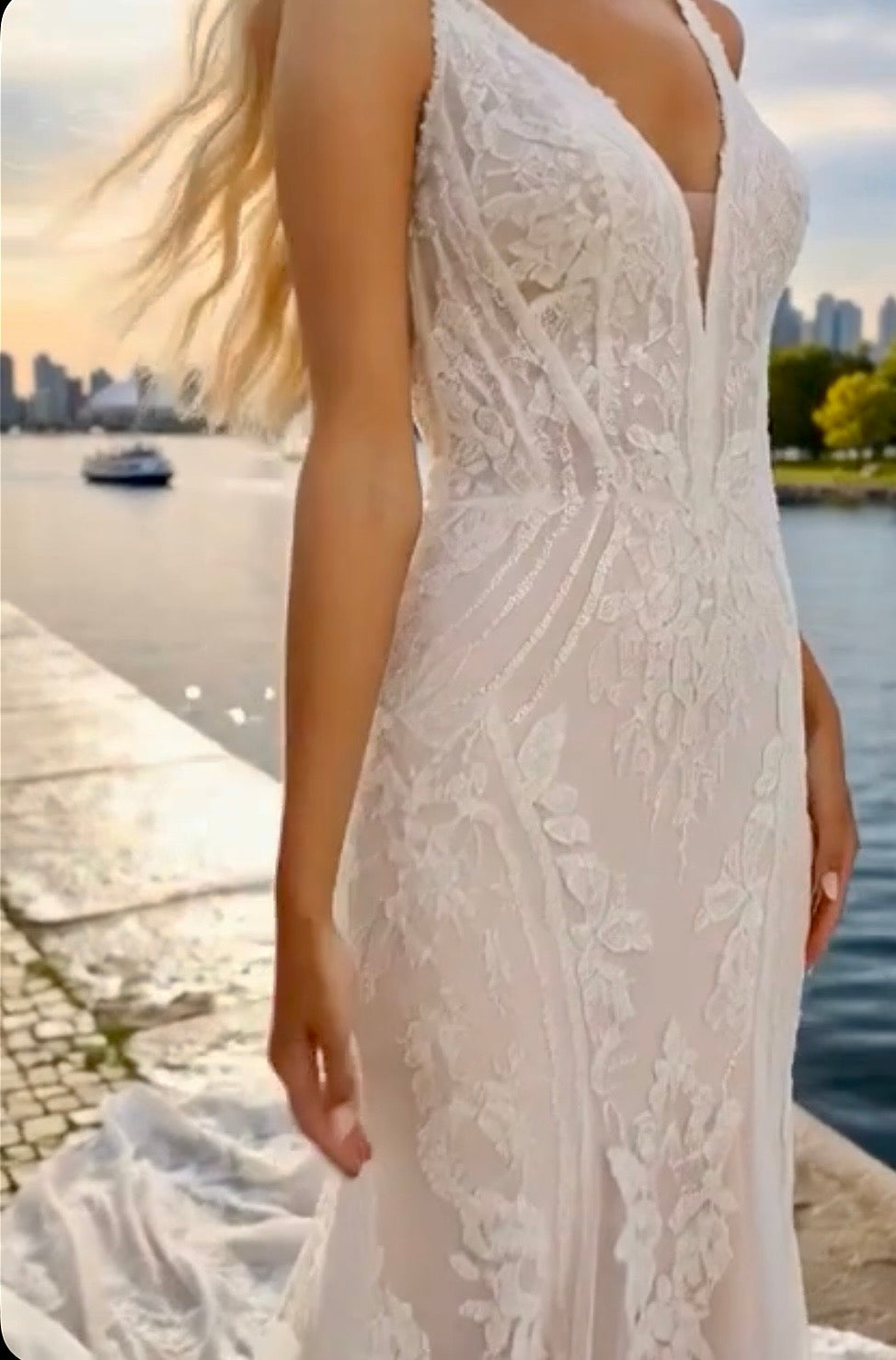 New Dress: 997 Sottero & Midgley "Franklynn" Waist: 31