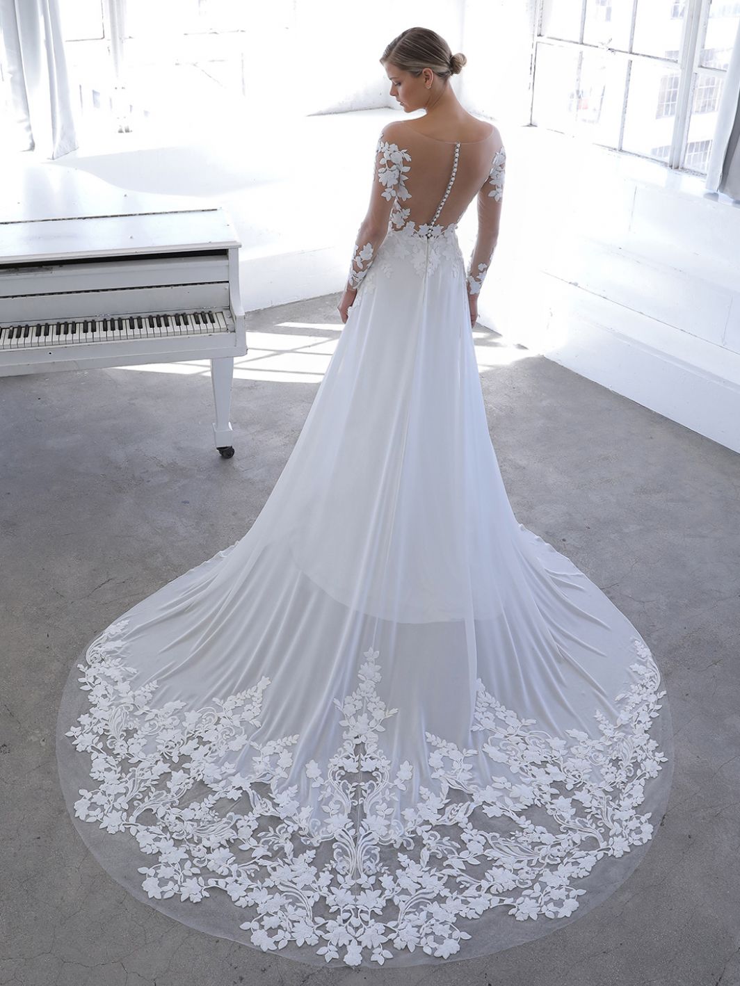 New Dress: 3218 Blue by Enzoani “Nandana” Waist: 32