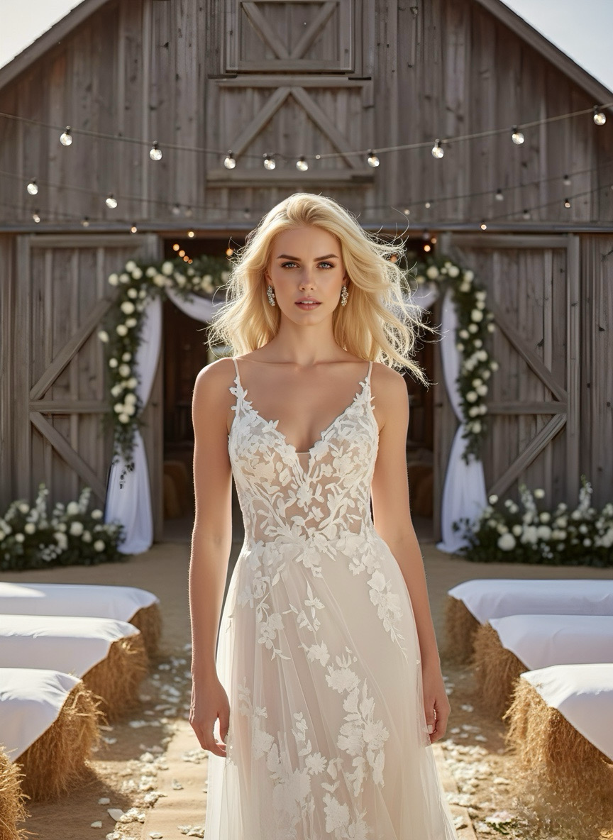 New Dress: 2004 Maggie Sottero “Winter” Waist: 30