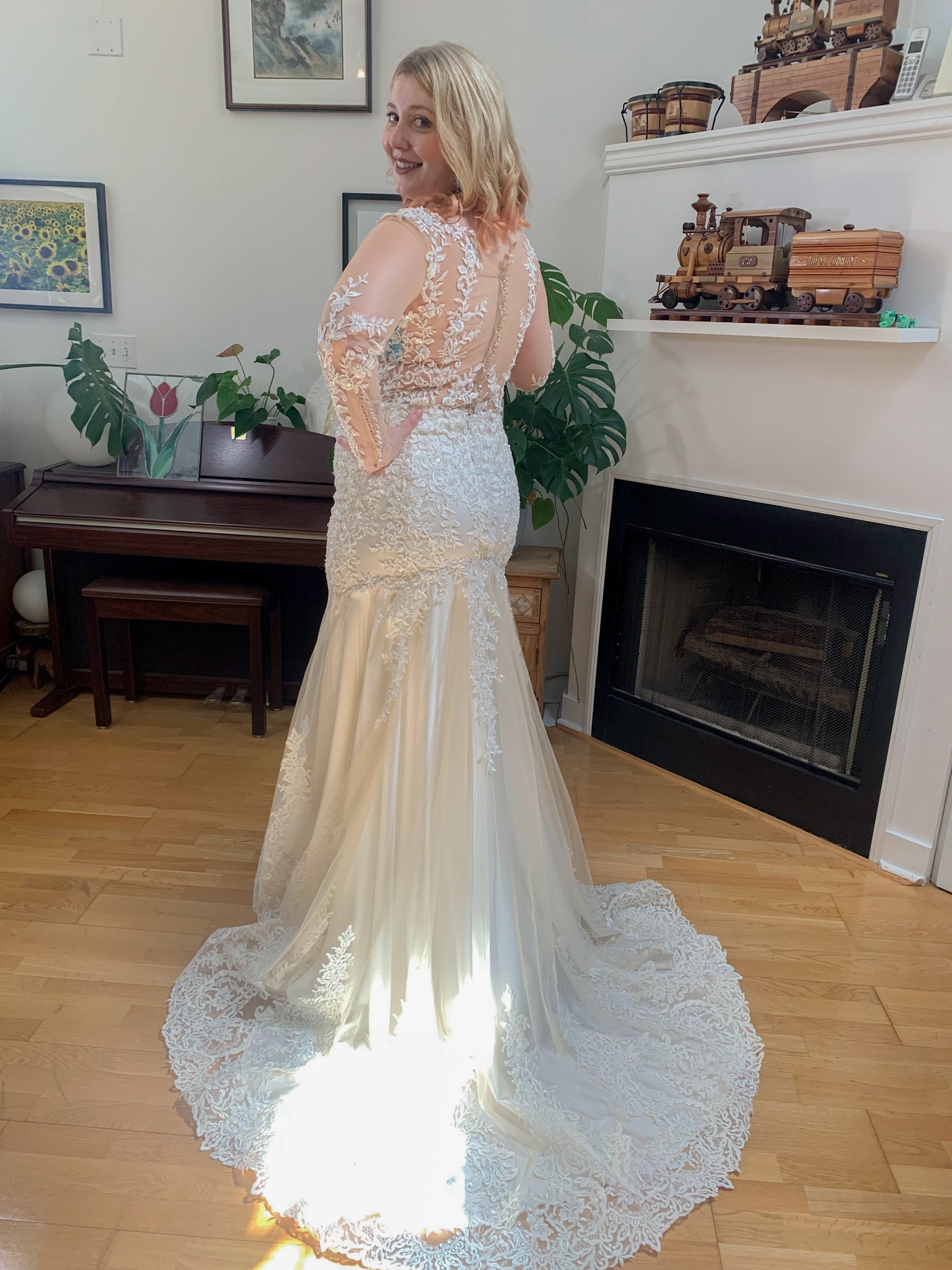 Dress 3605: Ricca Sposa "Helena" waist 36