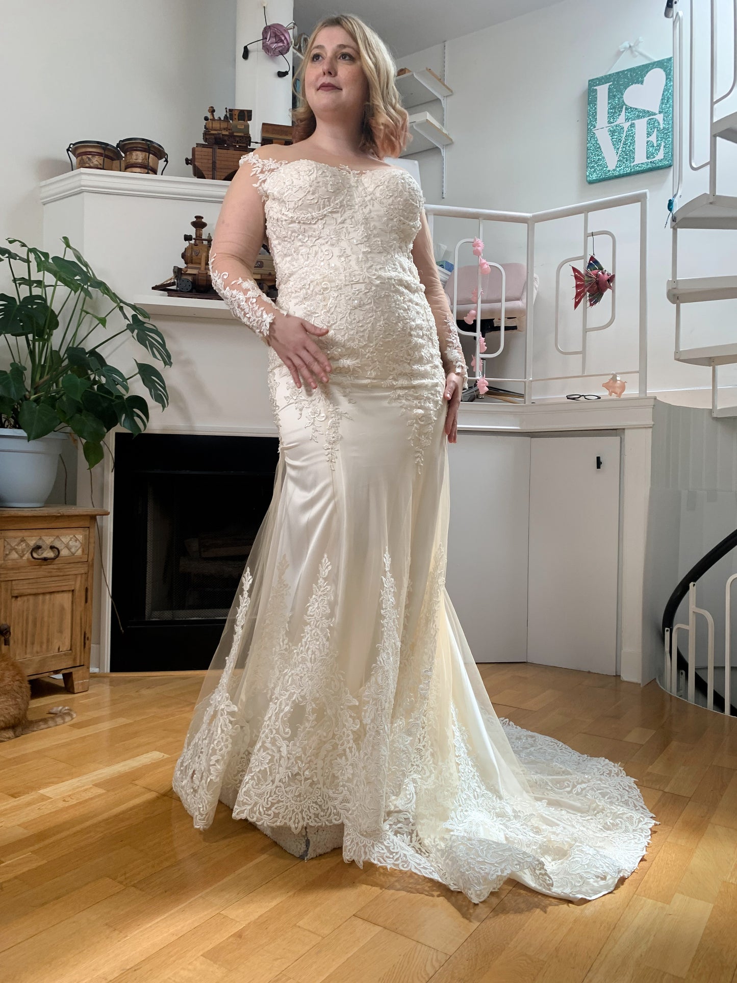 Dress 3605: Ricca Sposa "Helena" waist 36