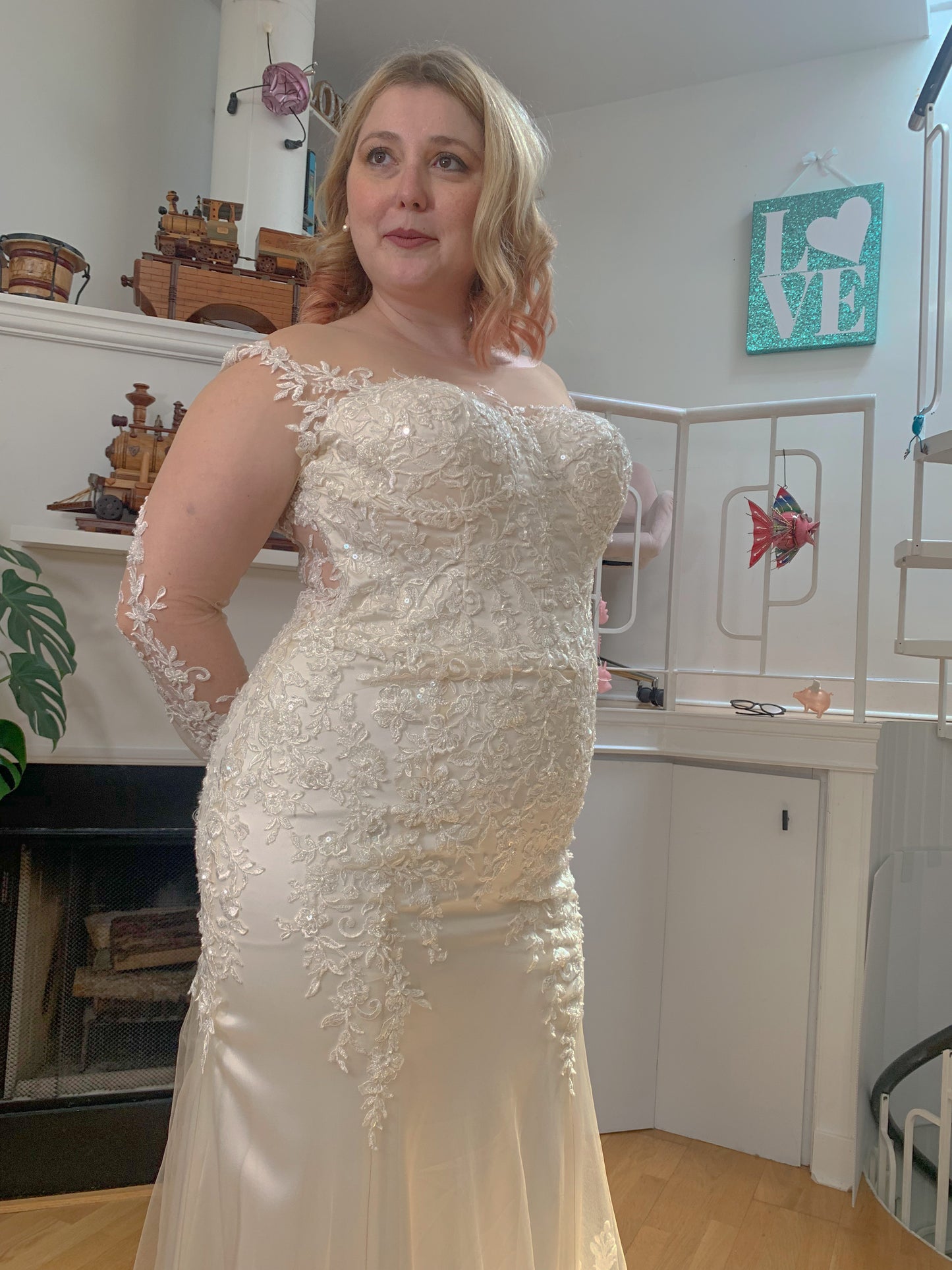 Dress 3605: Ricca Sposa "Helena" waist 36