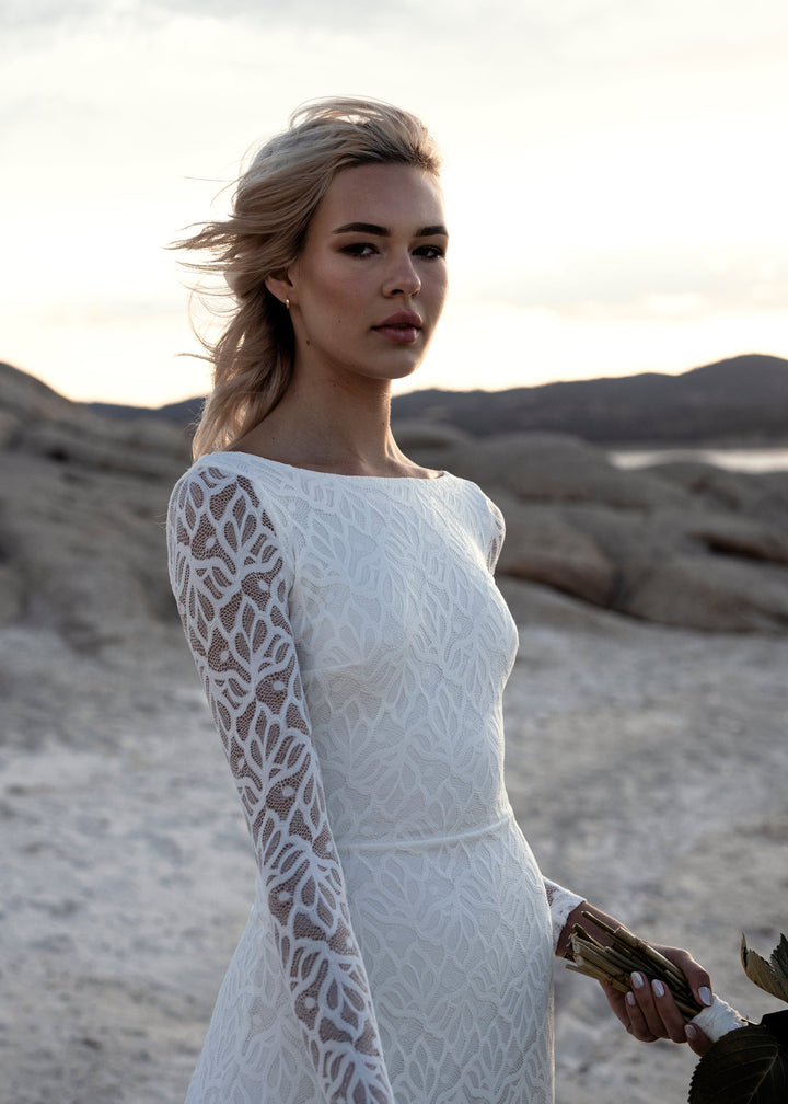Dress 3037: Wear Your Love "Faith" waist 30 in cream