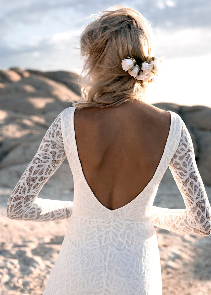 Dress 3037: Wear Your Love "Faith" waist 30 in cream