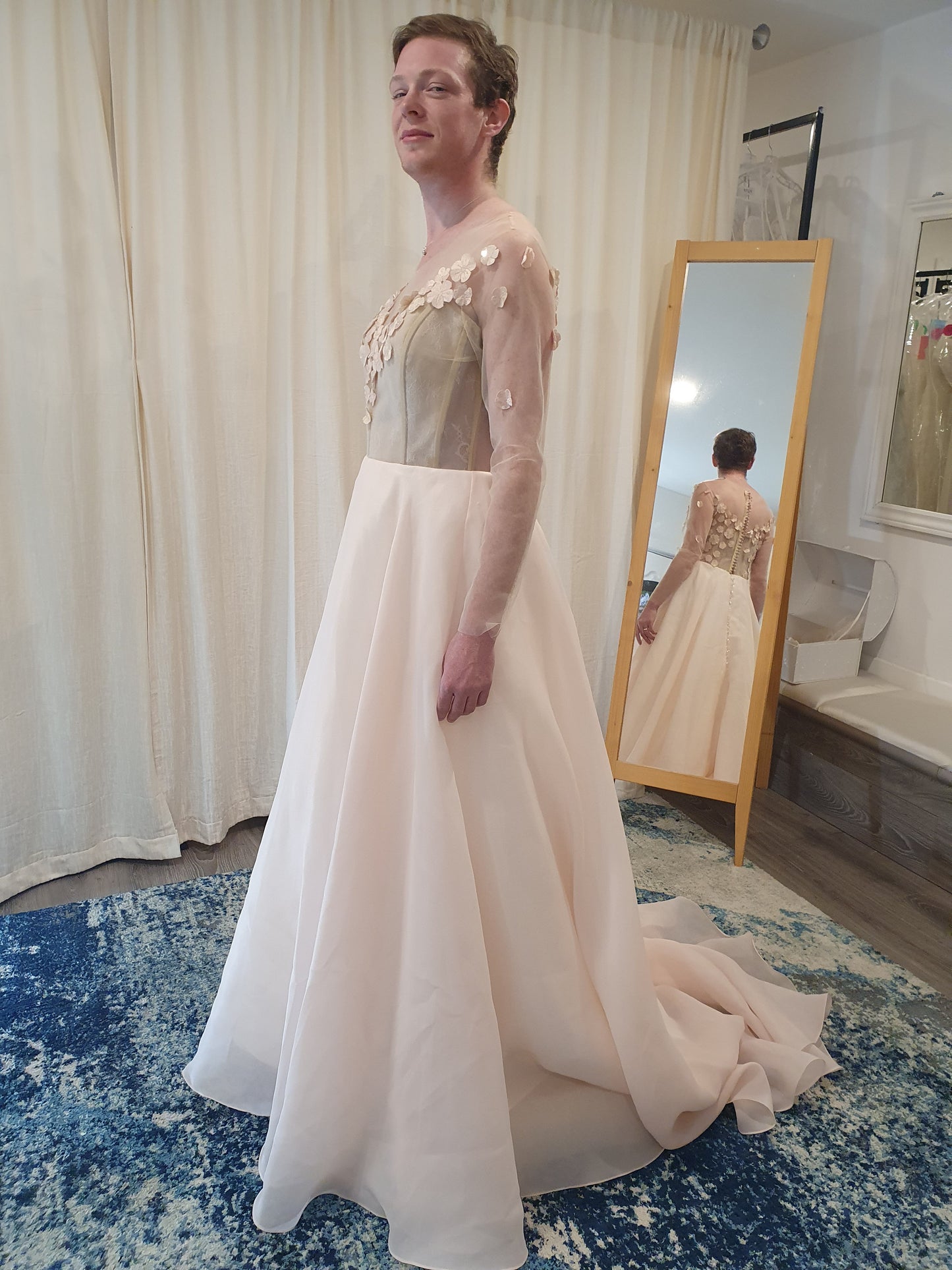 Dress 3216: EcoChic "Pretty in pink" waist 32