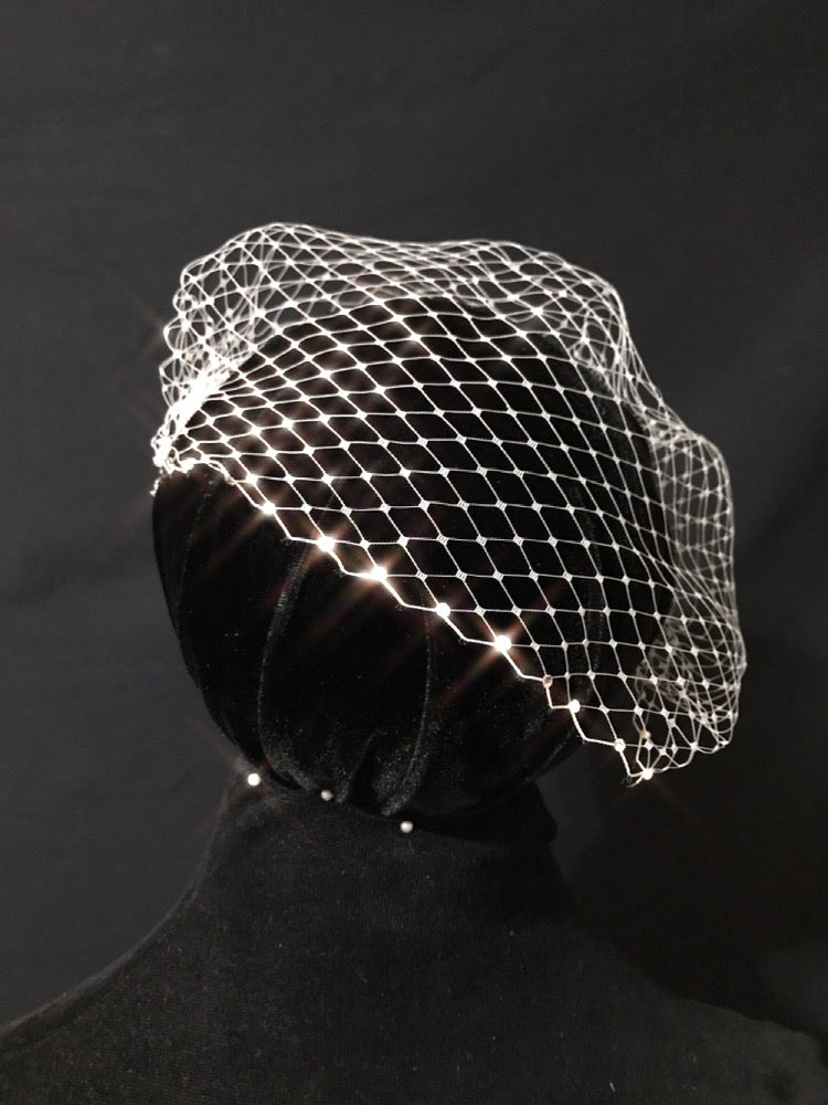 Birdcage 63: Russian net with Swarovski Crystals