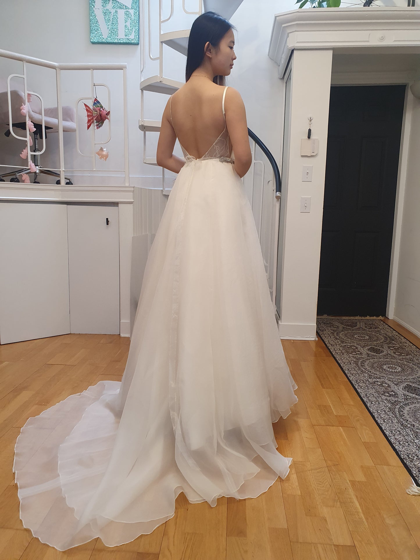 Dress 2602: Julia Cork and EcoChic Bridal waist 26