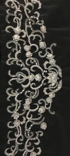 Veil V703: Rivini Beaded Cathedral veil