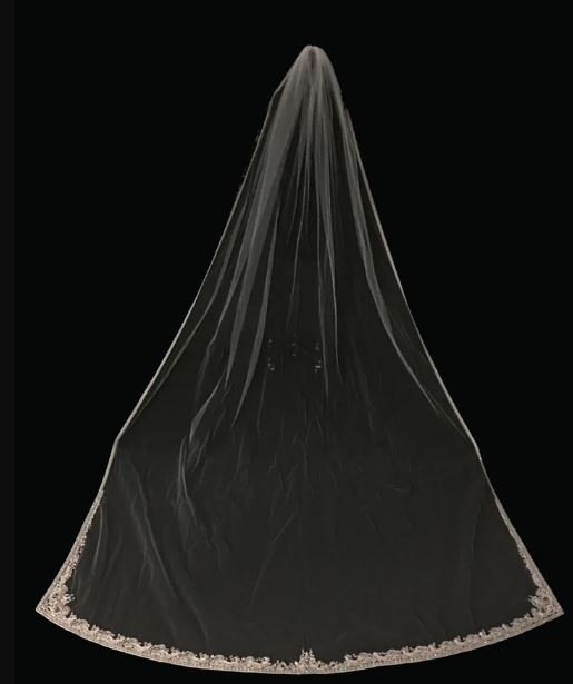 Veil V706: Rivini Beaded Cathedral Veil