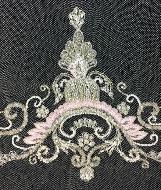 Veil V710: Rivini Beaded Cathedral veil