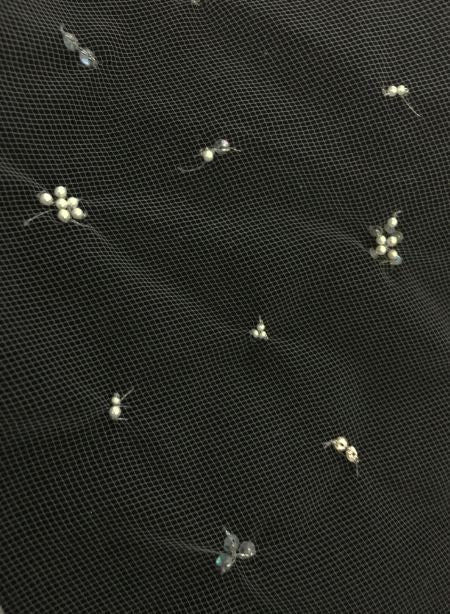 Veil V718: Rivini Beaded Fingertip veil