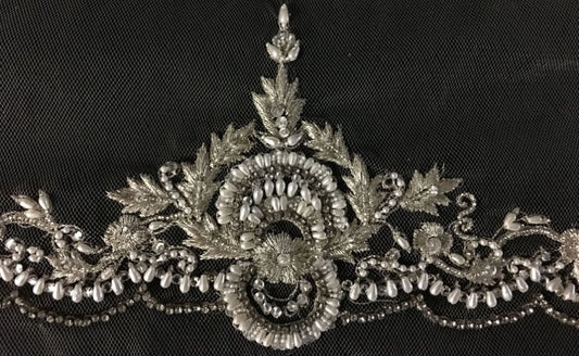 Veil V724: Rivini Beaded Cathedral veil