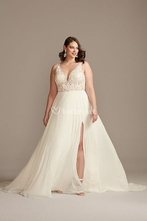 Dress 5401: Davids Bridal "9swg842 Waist 54