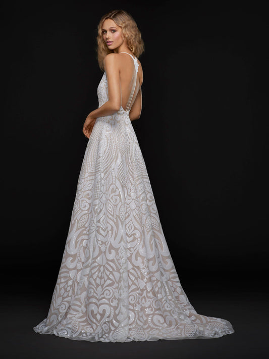 Dress: 2813 Blush by Hayley Paige “Delta” Waist: 28