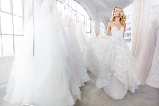 Dress: 2902 Blush by Hayley Paige “Lulu” Waist: 29
