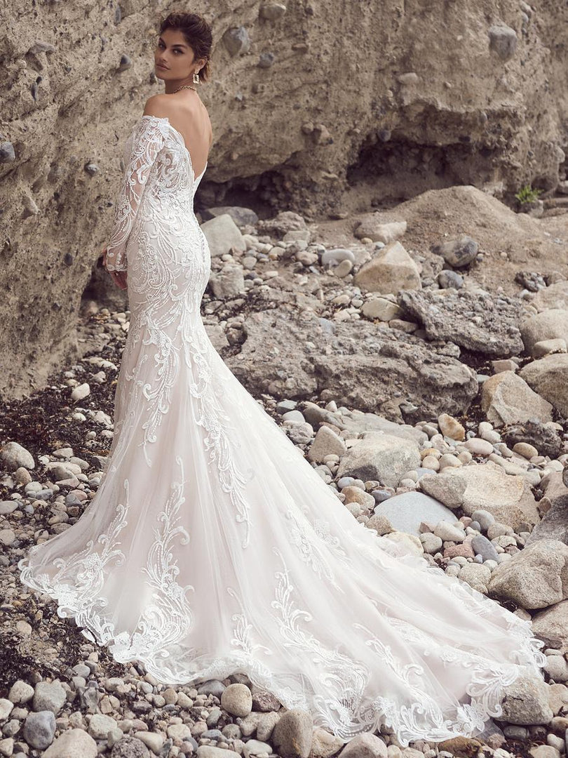 Dress: 3112 Sottero & Midgley “Viola” Waist: 31