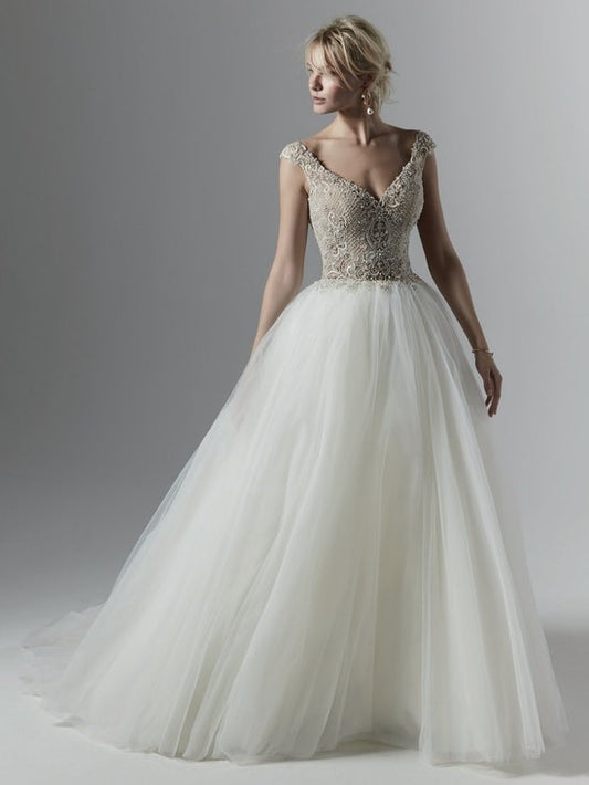 Dress 3424: Sottero and Midgley "Owen Louise" waist 34