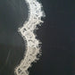 Veil 130misc: Light Ivory Fingertip Veils with Lace Trim