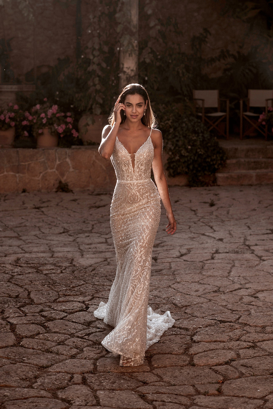 New Dress: 3110 Abella by Allure “Giselle” Waist: 31