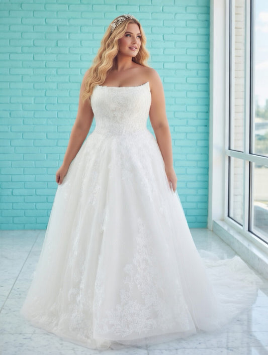 New Dress: 2019 Sottero & Midgley “Norvina” Waist: 40