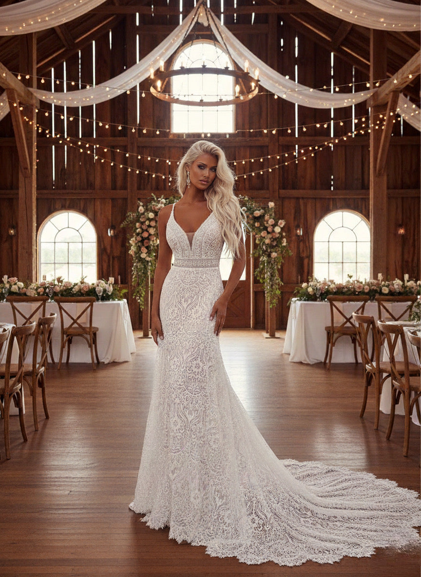 New Dress: 1082 Maggie Sottero “Hillary” Waist: 30