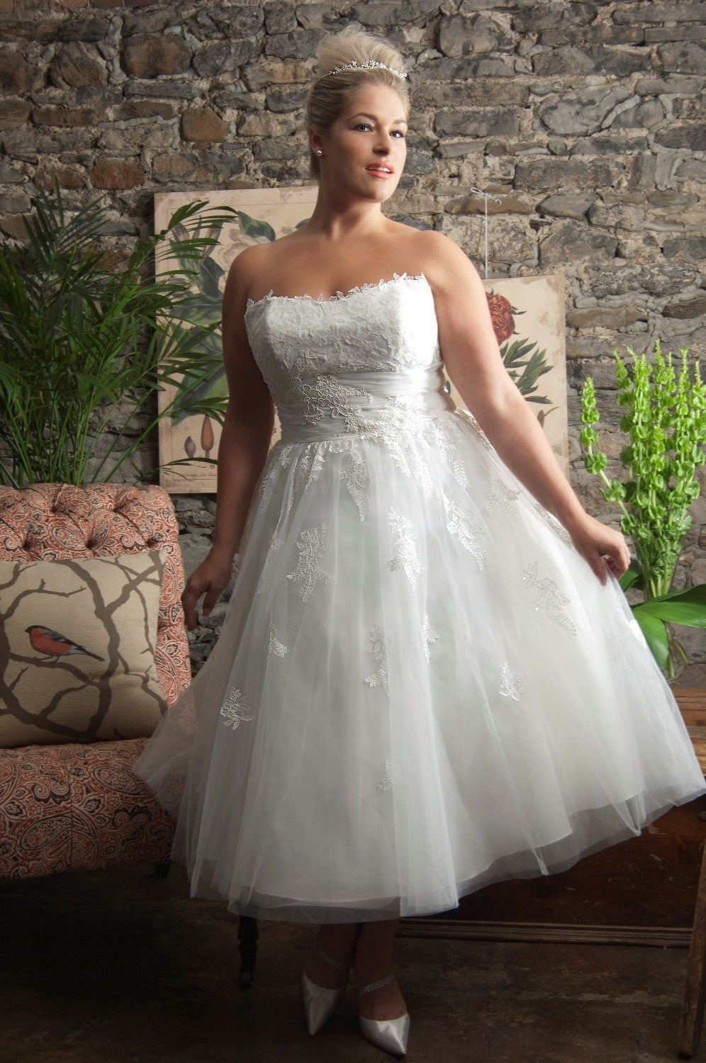 Dress 593: Callista Bridal "4203" waist 42
