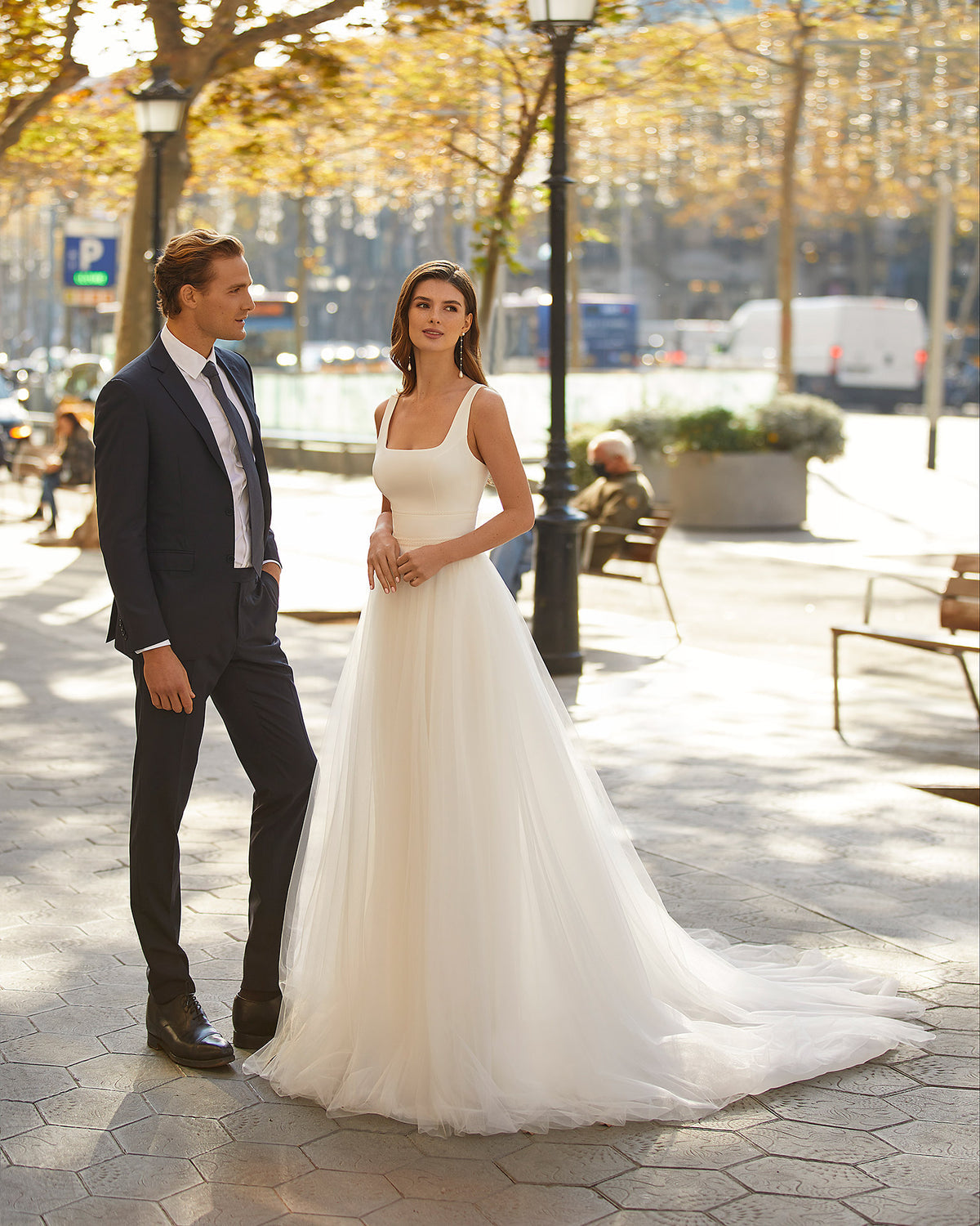 New Dress: 3212 Luna Novias "Theo" Waist: 32