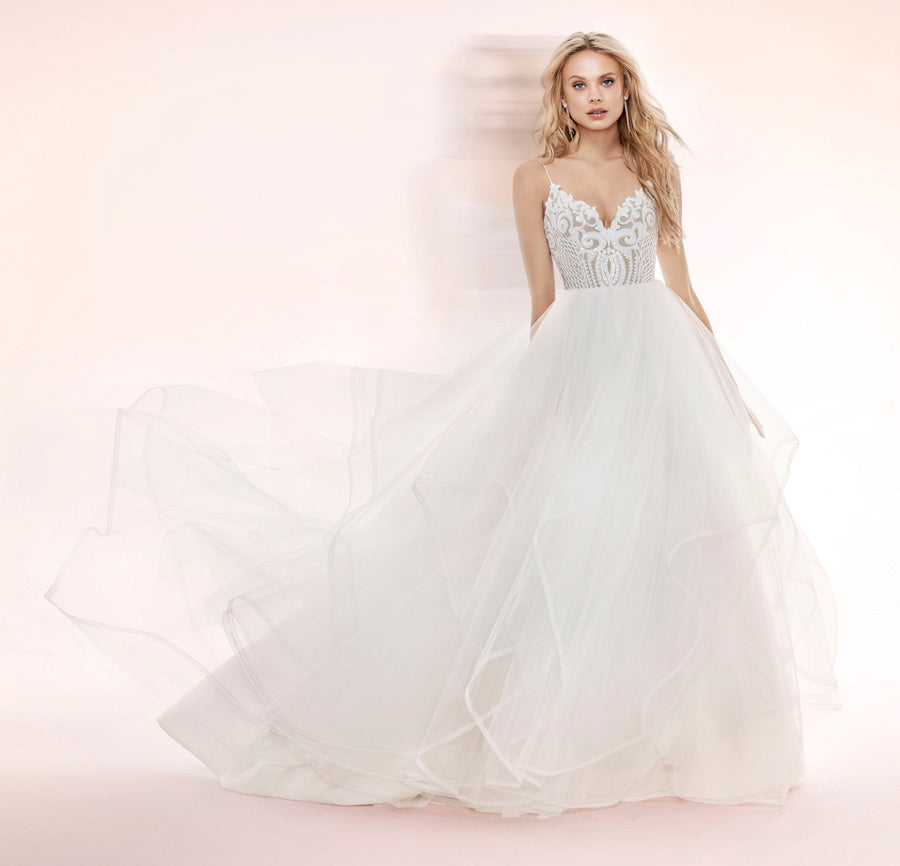 Dress: 2808 Blush by Hayley Paige “Pepper” Waist: 28