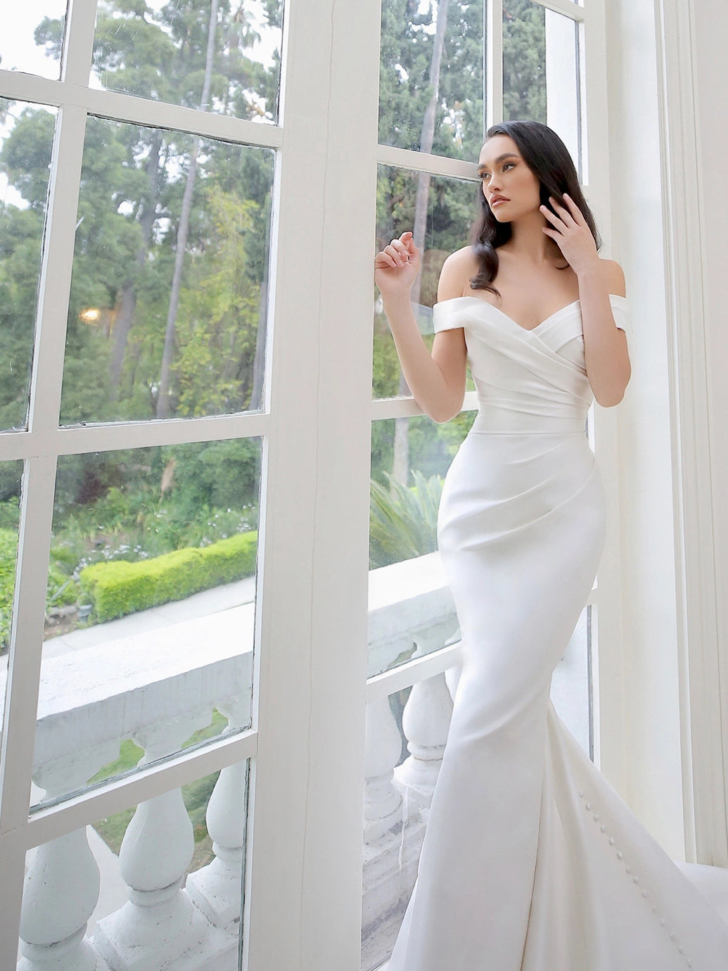 Dress: 4201 Blue by Enzoani "Marla" Waist: 42