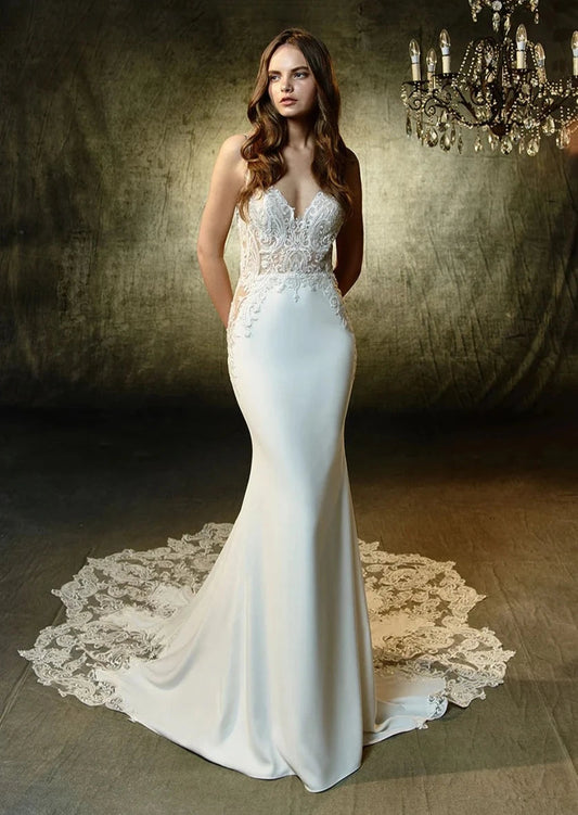Dress: 3100 Blue by Enzoani “Lena” Waist: 31