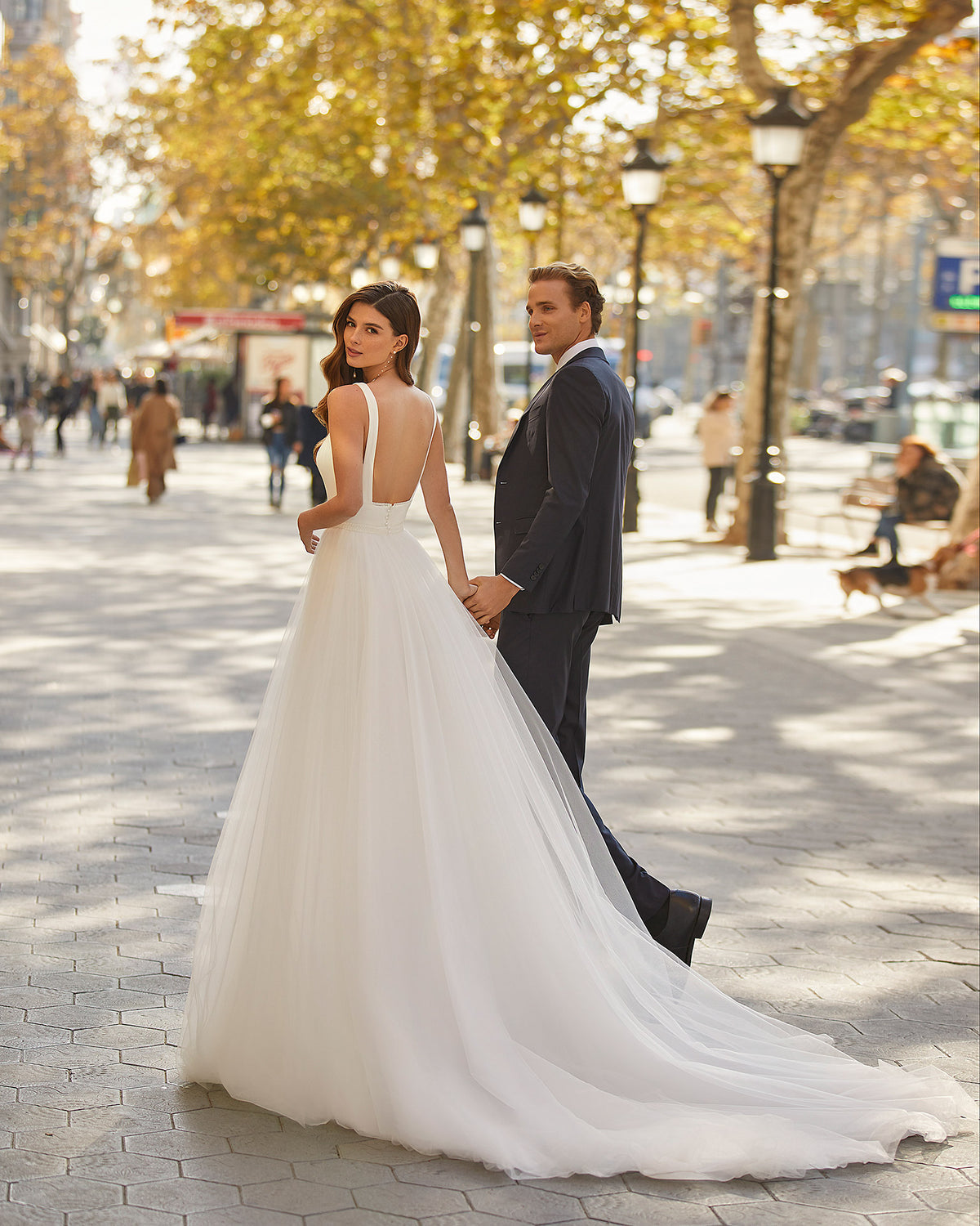 New Dress: 3212 Luna Novias "Theo" Waist: 32