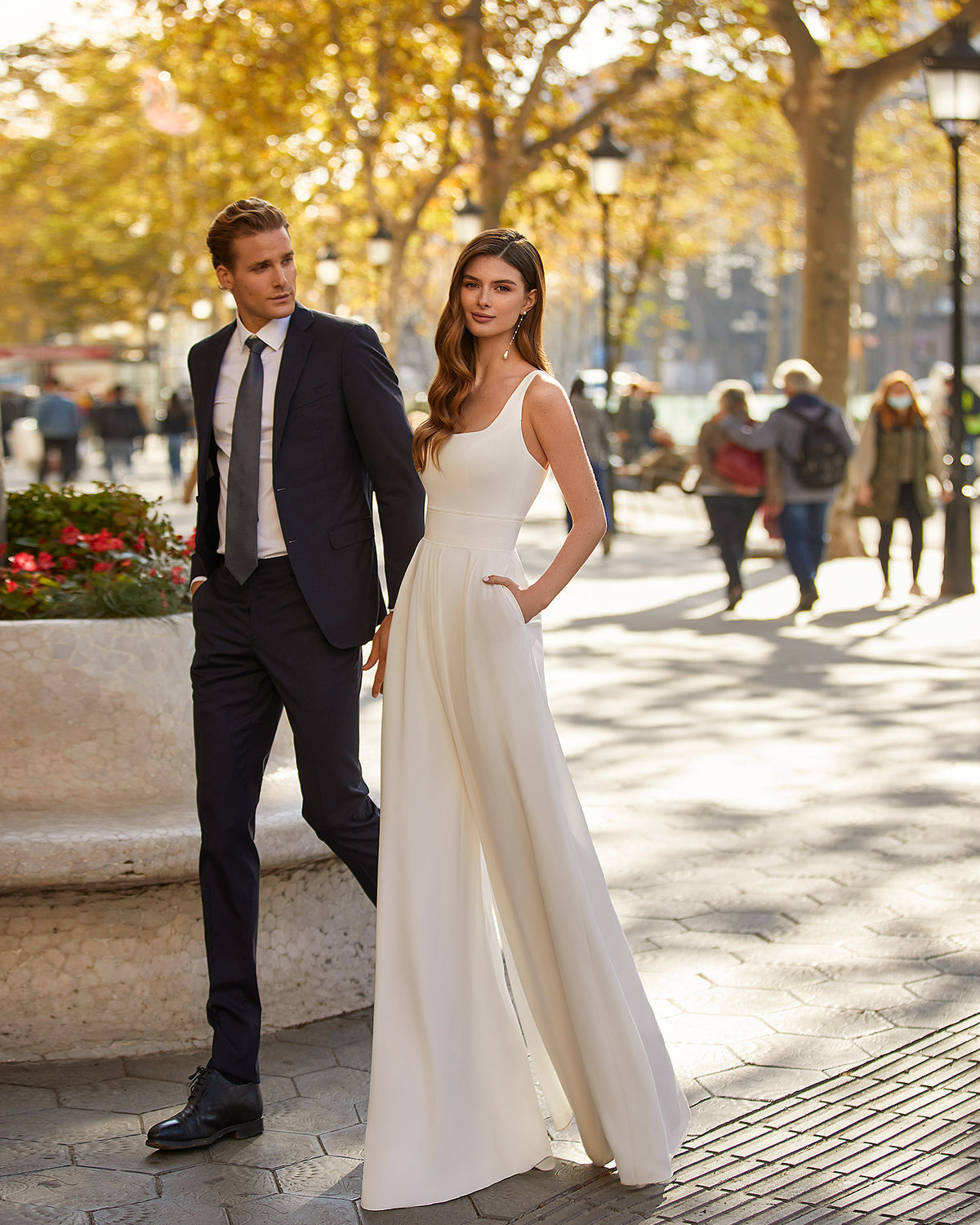 New Dress: 3212 Luna Novias "Theo" Waist: 32