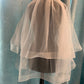 Veil 122: Horsehair edge veil fingertip length 2 tier