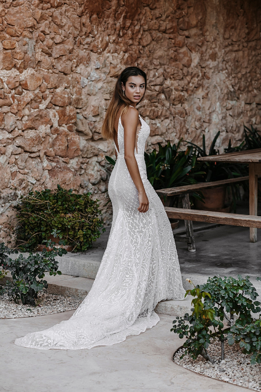 New Dress: 3110 Abella by Allure “Giselle” Waist: 31