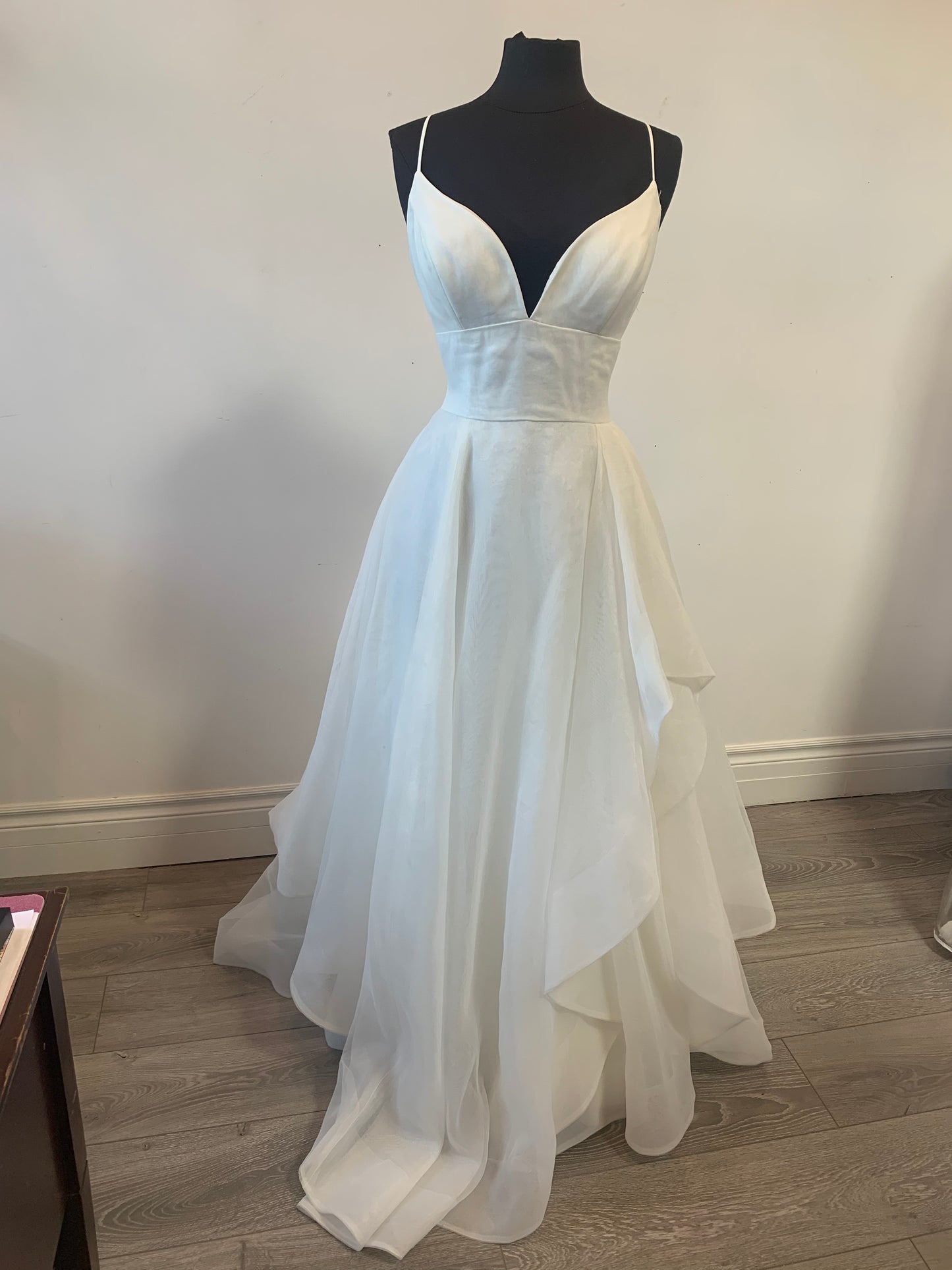 Dress 3122: EcoChic Bridal + Blush by Hayley Paige "Halsey" waist 31