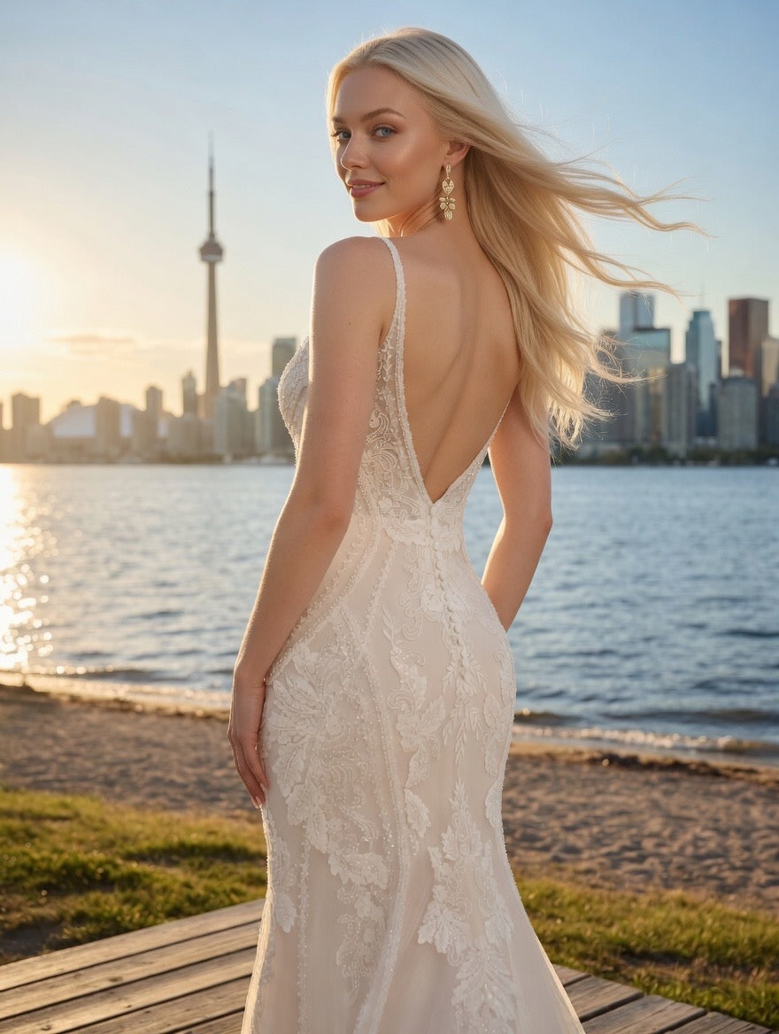 New Dress: 997 Sottero & Midgley "Franklynn" Waist: 31