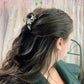 White and Gold Floral Hair Accessories