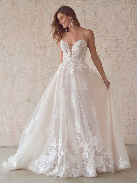 Dress 3421: Maggie Sottero "Britney" waist 34