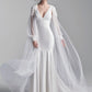 Maggie Sottero "Erin" Tulle Jacket/Train