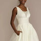 Dress 3420: David's Bridal "V3848" waist 34 shortened