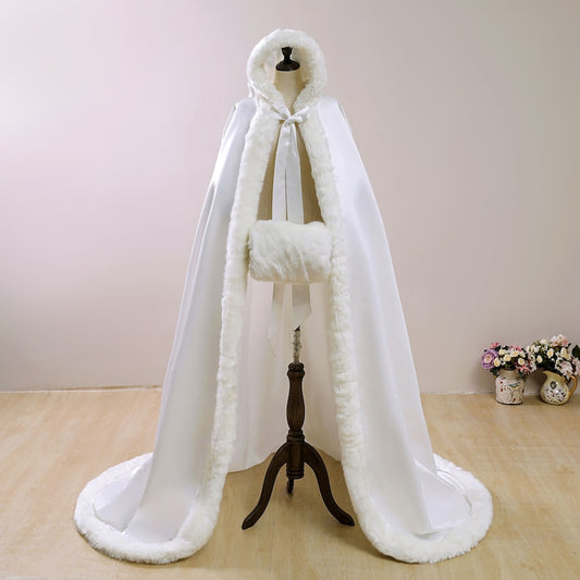 Bridal Hooded Cloak - *Rentable*