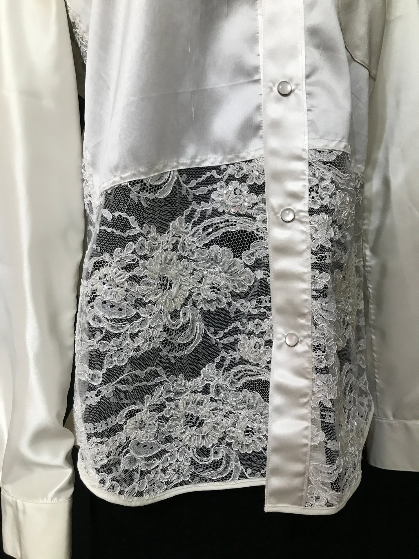 Shirt 1104: Oliver Gregory "Bridal Shirt" size L