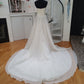 Skirt 112: EcoChic Bridal full organza skirt waist 32