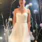 Dress 970: EcoChic Bridal "Helen" hi-low waist 28